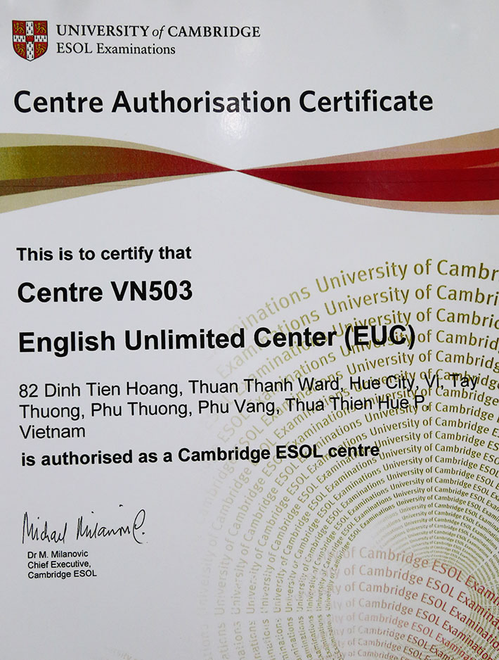Khóa Học Anh Văn Giao Tiếp 12 Buổi - Cambridge EngLish – Không Bù Tiền